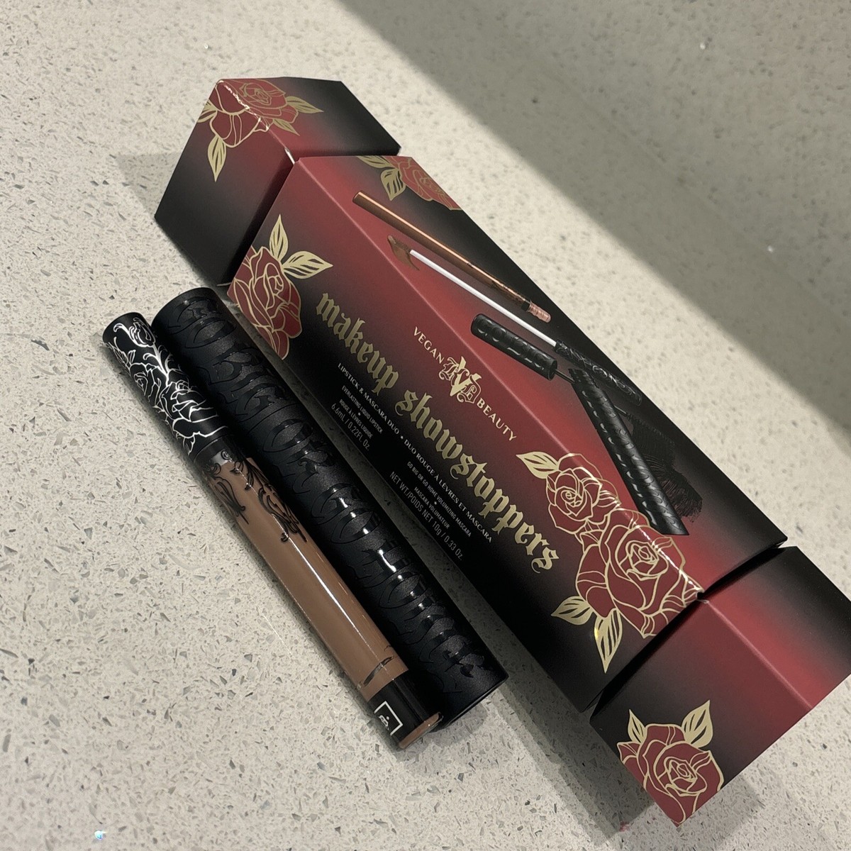 Kat Von D Showstoppers Cracker Gift Set Black Mascara/ Liquid Lip