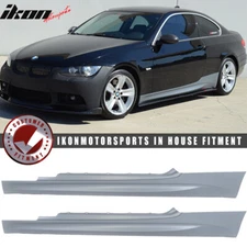 Fits 07-13 BMW E92 E93 3-Series 2Dr M3 Style Side Skirts Extension Panels Pair