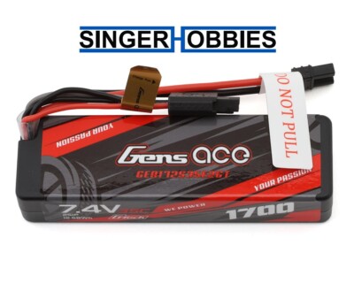 GENS ACE GEA172S35E2GT G-Tech Smart 2S Hardcase LiPo iEC2 35C 7.4V 1700mAh HH