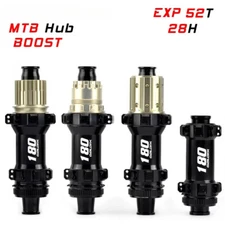 52T Ratchet MTB Hub 6-Bolt Disc Brake 28Holes Straight Pull HG/XD/MS Hub Body 