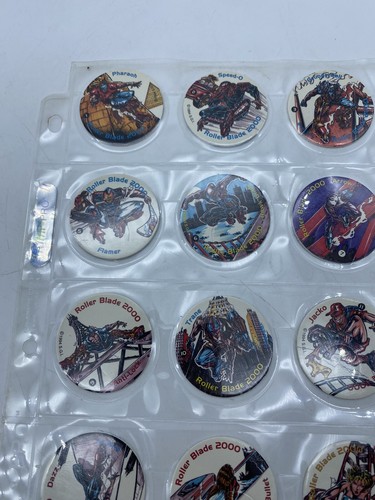 Set Of 15 1994 S.G.I. Vintage POGs ROLLER BLADE 2000 - Picture 2 of 5