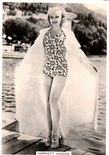 HARRIETT  HADDON -state exp HOLLYWOOD star  PIN-UP  1938 cigaret card/SCARCE