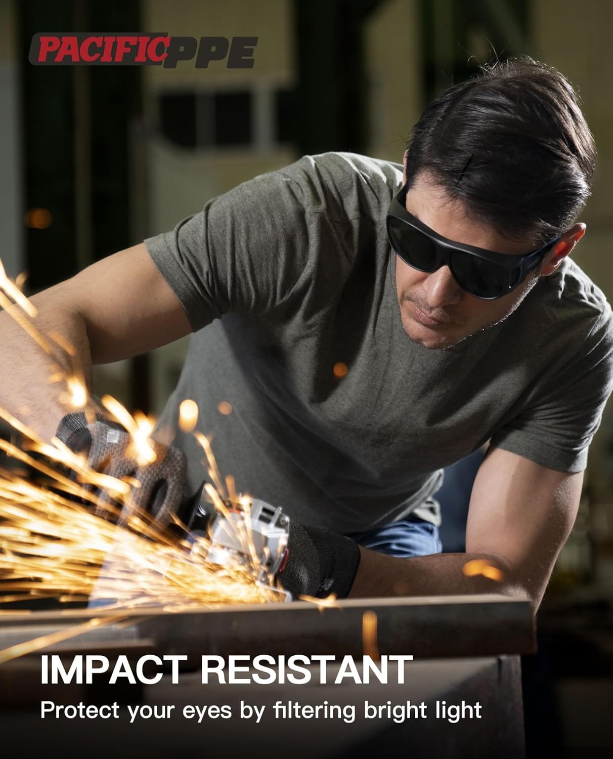 Welding Glasses Work Safety Glasses for TIG MIG ARC Weld Plasma Cut Grinding