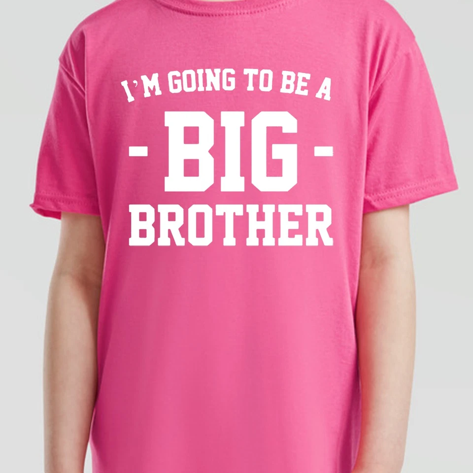 Im Going To Be A Big Brother Sibling Announcement Family Boys T-Shirt - Image 3 of 4