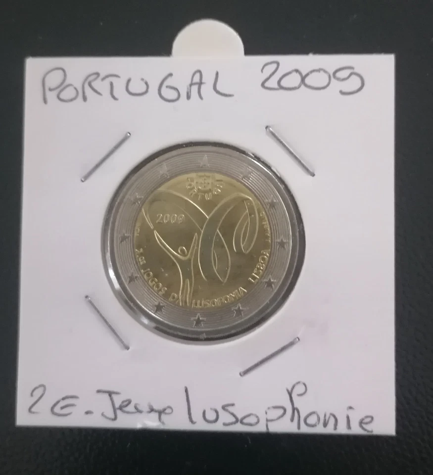 PORTUGAL 2009 2 EURO JEUX DE LA LUSOPHONIE UNC NEUVE - Photo 1/1