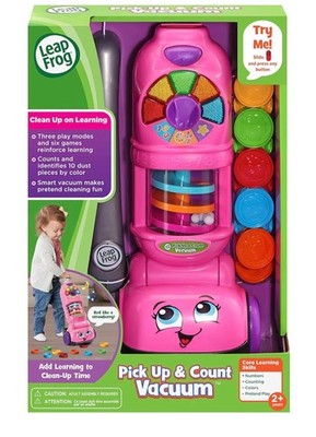 LeapFrog Pick Up and Count Vacuum, Pink