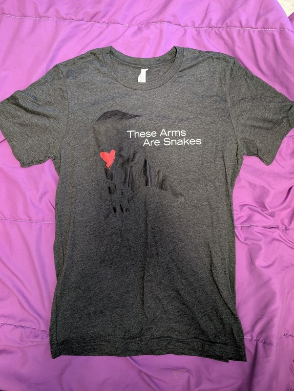 These Arms Are Snakes t-shirt medium post-hardcore math rock medium