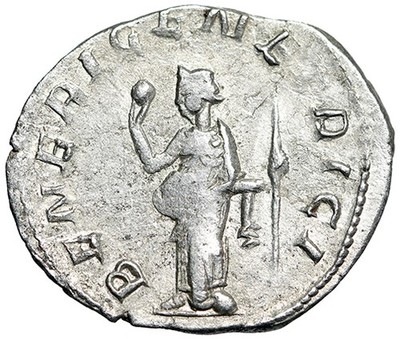 Salonina (Wife of Gallienus) AR Antoninianus ''BENERI [sic] GENETRICI Venus'' Rare