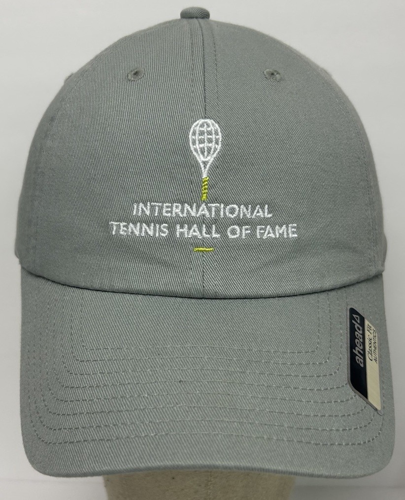 International tennis hall of fame hat adjustable baseball cap newport ri gray