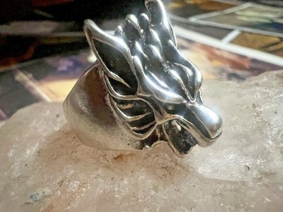 Dakhina Kali Dakshina Maa Spiritual Protection Powerful Blesss Power Wolf Ring +