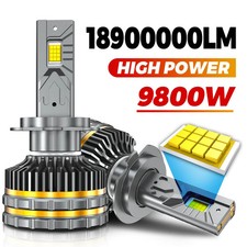 9800W H7 H4 LED Headlight 18900000LM H1 H11 Auto Headlamps 6000K White Car Light