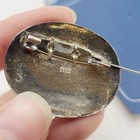 Vintage White Sands Sterling Silver 925 Mother of Pearl Oval Brooch Pin NOS — photo 9