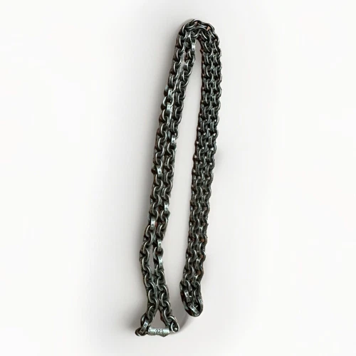 CHROME HEARTS Catena Carta Cuori Cromati 24” 100% Autentica Ottime Condizioni 46 95g