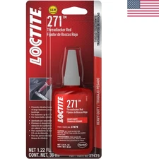 Professional-Grade Red Threadlocker 271 - 36 ml for Optimal Fastener Security
