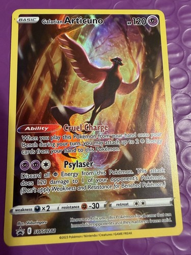 Galarian Articuno - SWSH Black Star Promo SWSH282 - NM