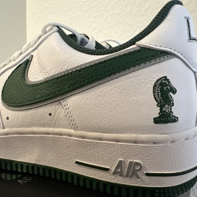 9 Nike LeBron James x Air Force 1 Low Four Horsemen Deep Forest Green Wolf Grey