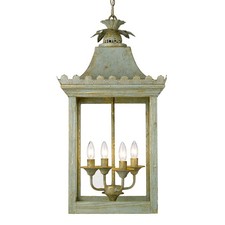 Golden Lighting 0838-4P Vintage Sage Finley 4-Light 16