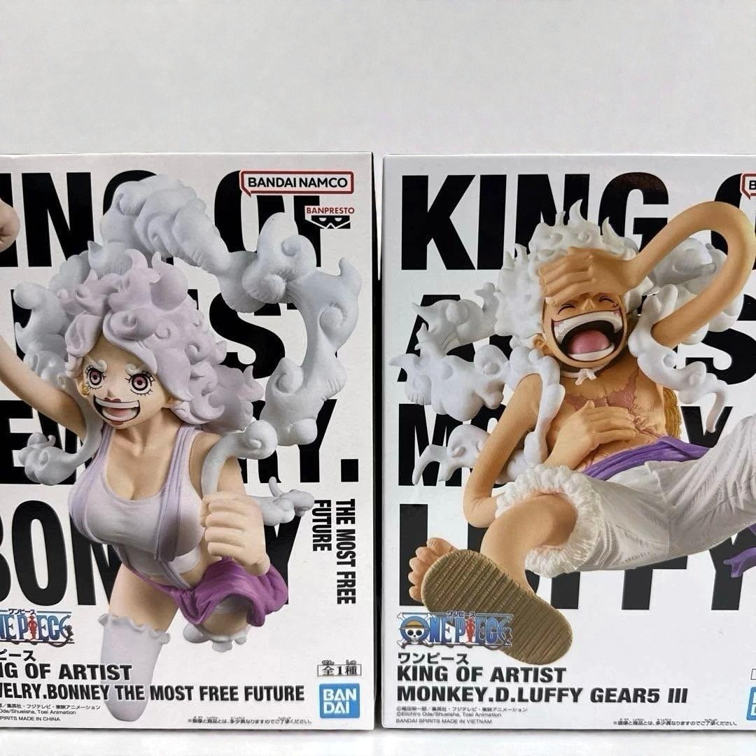 Conjunto de figuras Bonney One Piece King of Artist Luffy Gear5 III y joyas nuevo de JP