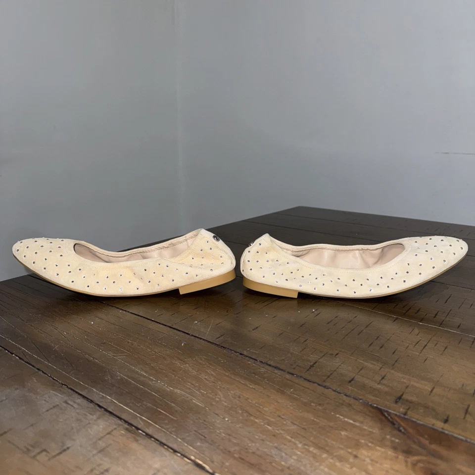 Ballet plano de gamuza Stuart Weitzman Bling para mujer talla 7  Foto 2 de 4