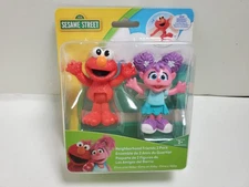 Just Play Sesame Street Elmo & Abby Figures Neighborhood Friends 2-Pack NEW