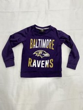 Outerstuff NFL Youth/Kids Baltimore Ravens Performance Fleece Sweatshirt size M