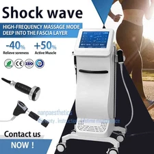 2 in 1 Pro Ultra Shock Wave Therapy Machine ESWT for Pain ED Relief Body Massage