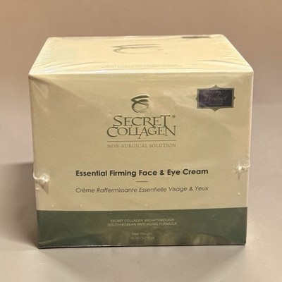 Secret Collagen Essentials Firming Face & Eye Cream 1.7 Oz Anti Aging Sealed New