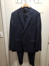 Lauren Ralph Lauren Men's 50XL 2 Piece Suit 42x32 Pants Navy Blue