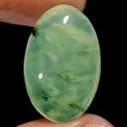 100% Natural Prehnite Oval Shape Cabochon Gemstone 24.5 Ct. 24X15X5 mm GC-40715