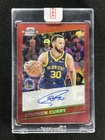 2023-24 Panini Contenders Optic Stephen Curry #86-STC 1986 Tribute Auto Red /49