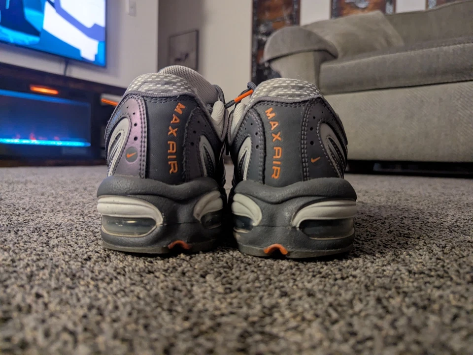 Nike Air Max Tailwind 4 Dark Grey Total OrangeCT1615-001 Men's Size 10 Retro OG - Image 2 of 4