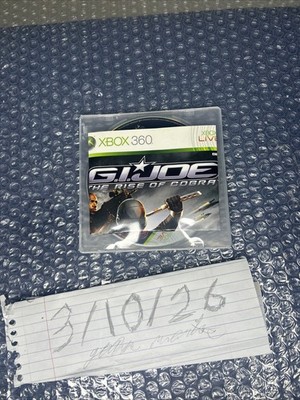 G.I. Joe: The Rise of Cobra (Microsoft Xbox 360, 2009)tested Working