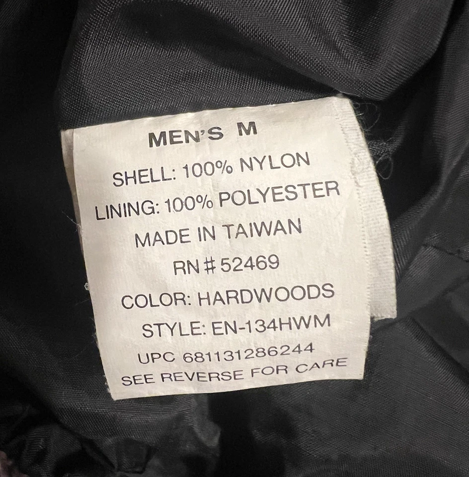 🟧🟧🟧 VINTAGE Y2K REALTREE HARDWOODS CAMO JACKET PULLOVER DUXBAK MEDIUM - Image 3 of 4