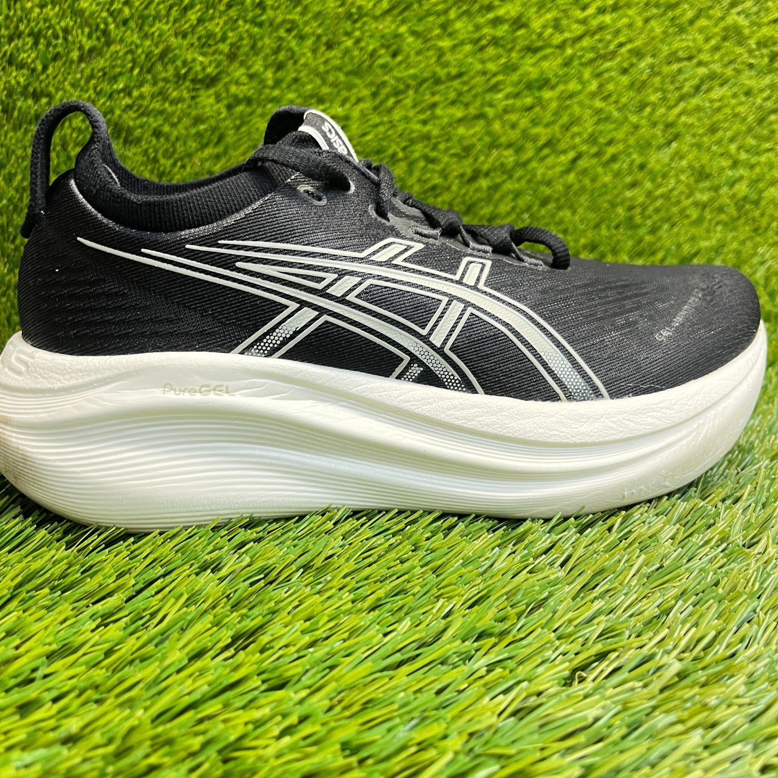 Asics Gel-Nimbus 27 Womens Size 7D Black Athletic Running Wa