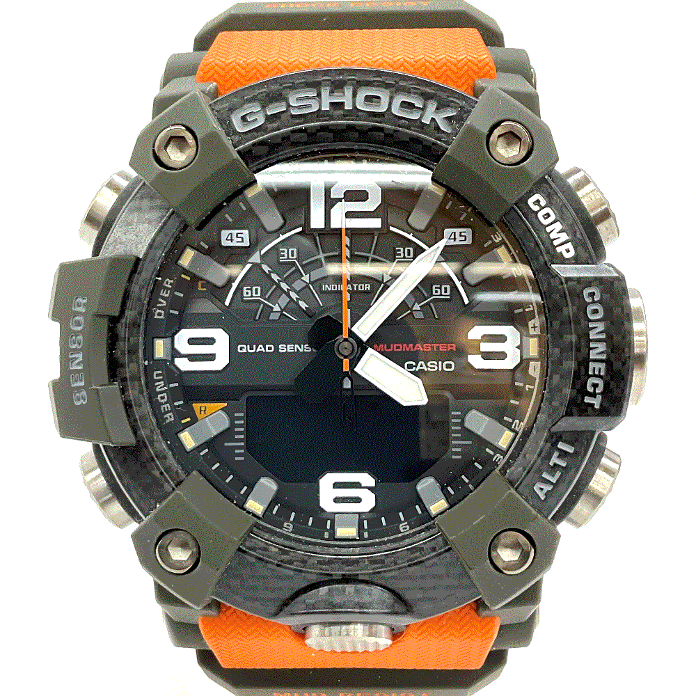 CASIO G-SHOCK MUDMASTER GG-B100-1A9JF Mobile Link Carbon Fiber Men's Tough Solar Watch