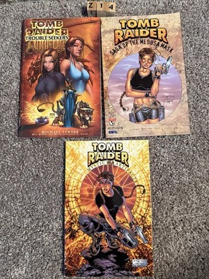 Tomb Raider Lot of 3 - Trouble Seekers, Mystic Artifacts, Saga Of Medusa Mask