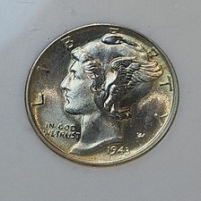 1943-P Mercury Dime  MS68 Toned 