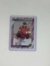 2024 O-Pee-Chee Platinum 2024-25 Update Matte Pink Justin Sourdif #R-SO Auto 5ya