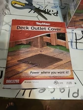 DOC320Z Deck Floor Cover, 1-Gang, Bronze TayMac Deck Outlet Cover NIB
