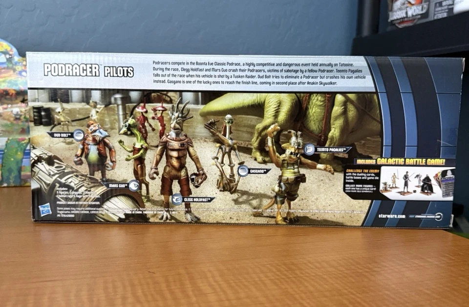 Star Wars Toys R Us Exclusive Podracer Pilots Set Phantom Menace 2011 Hasbro - Image 4 of 4