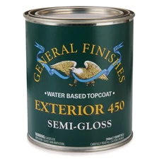 Semi-Gloss General Finishes Exterior 450 Varnish Quart
