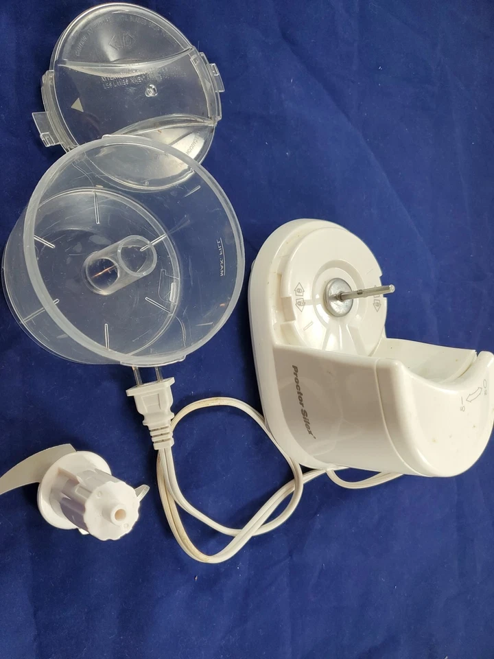 Mini picadora de alimentos y verduras Proctor-Silex 7250 cuenco apto para lavavajillas blanco Foto 4 de 4