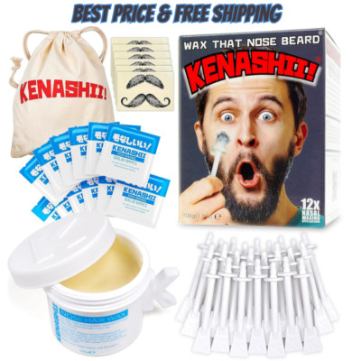 Nose Wax Kit | 100 g Wax, 24 Applicators | The Original and Best Nose and Ear ..