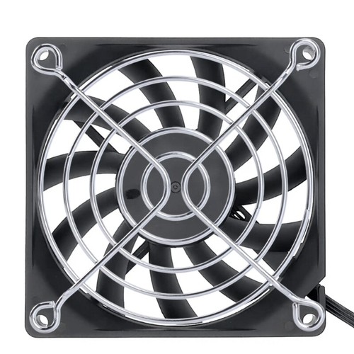 Ventilateur Grill Métal Ménage Grill Protecteur Doigt pour 80mm pour Boîtier Ventilateur Sil - Photo 2/8