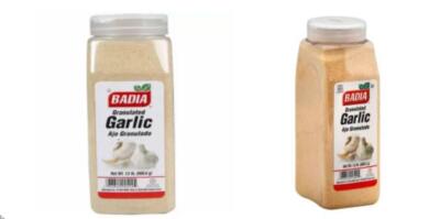 2 NEW BADIA GRANULATED GARLIC SPICE EACH 1.5 LB SEASONING COOKING