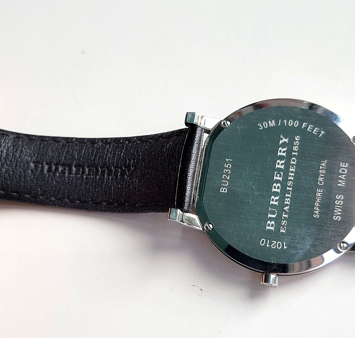 BURBERRY SLIM BU2351 SWISS QUARTZ STAINLESS STEEL DRESS BURBERRY SLIM BU2351 SWISS QUARTZ STAINLESS STEEL DRESS