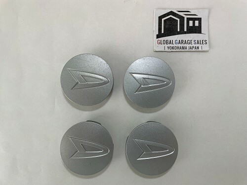 JDM Daihatsu Genuine Center Cap 4 Set Silver 52mm for Aluminum Wheel - Picture 1 of 3