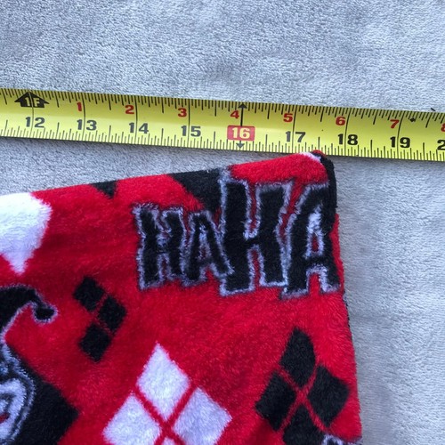 Harley Quinn Ha Ha Pajama Pants Youth Plus Size Large Red EUC Sleepwear - Picture 7 of 8