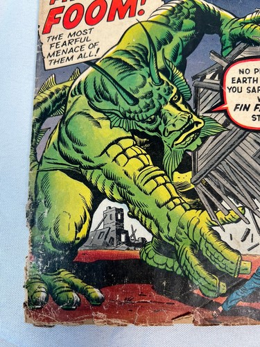 Strange Tales #89 1961 Key 1st app. Fin Fang Foom Silver Age - Picture 3 of 10