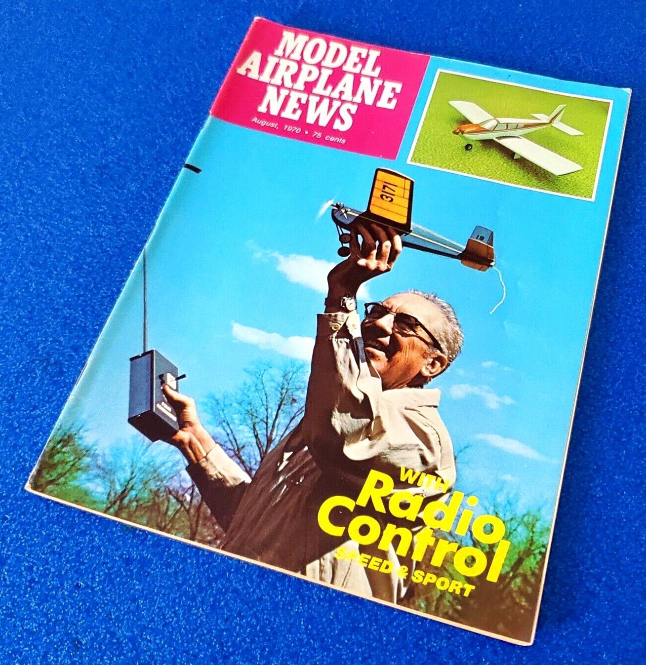 1970 August - Model Airplane News With Radio Control Aviation Magazine Ship Free
